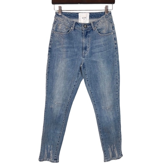 One Teaspoon Distressed Freebird II Skinny Jeans 25 - Picture 2 of 11